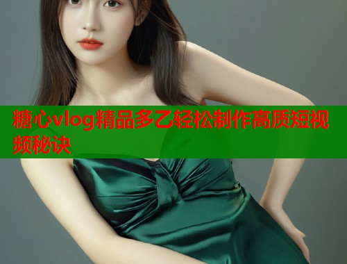 糖心vlog精品多乙轻松制作高质短视频秘诀