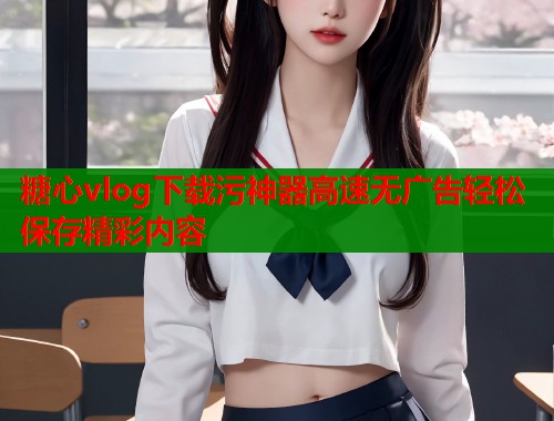 糖心vlog下载污神器高速无广告轻松保存精彩内容