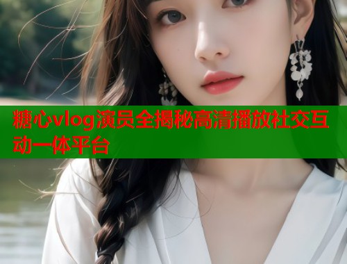 糖心vlog演员全揭秘高清播放社交互动一体平台